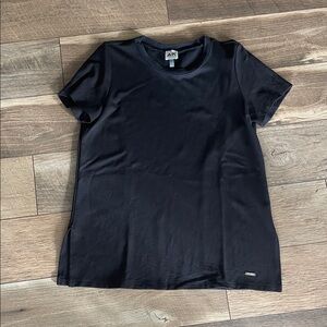 Anne Klein Black Short Sleeve Tee
